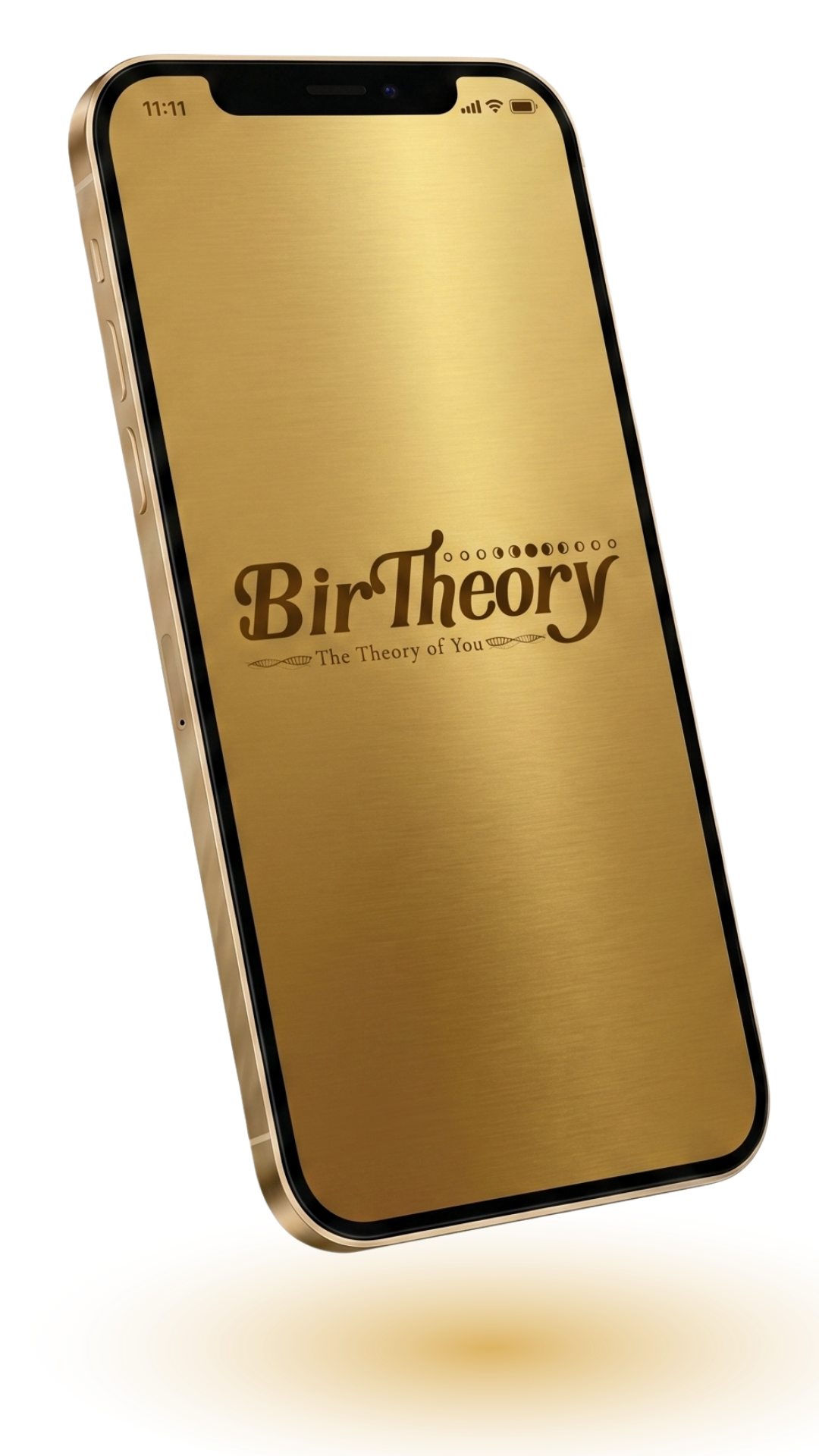 BIRTHEORY — The Theory of You on gold iPhone